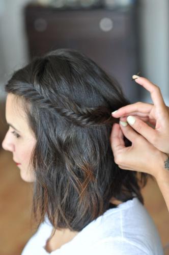 CHEVEUX : des TRESSES pour les CHEVEUX COURTS