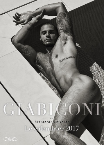 BAPTISTE GIABICONI à POIL pour son CALENDRIER 2017