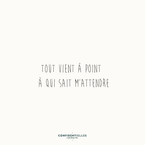 Mot de patience