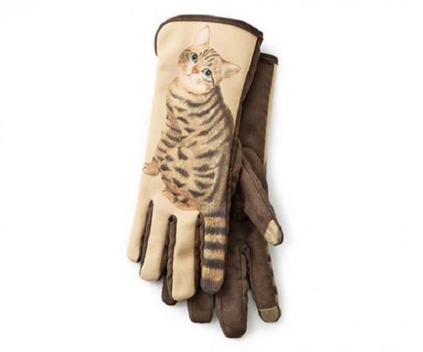 Des GANTS TACTILES en FORME DE CHAT