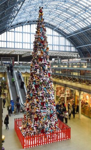 Un SAPIN de NOËL en PELUCHES DISNEY !