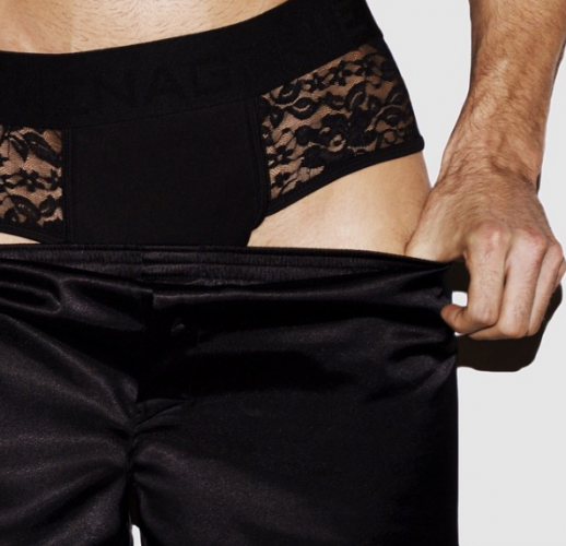 Sous Vêtements Dentelle Pour Homme Les SOUS-VÊTEMENTS en DENTELLE pour HOMMES débarquent