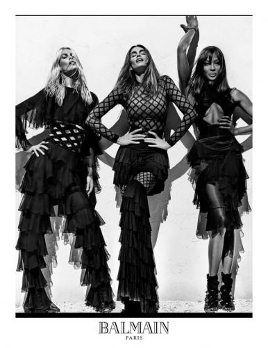 3 STARS ÉTONNANTES pour la nouvelle CAMPAGNE BALMAIN