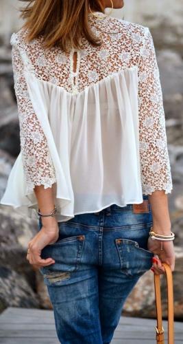 Adoptez la BLOUSE BLANCHE d'hiver