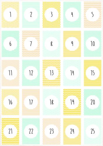 DIY : TELECHARGE ton calendrier de l'AVENT CONFIDENTIELLES !