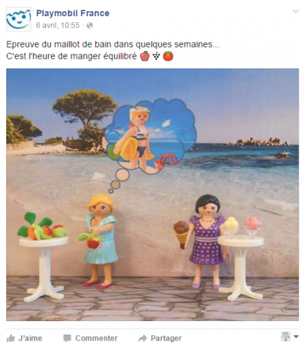 La publication SEXISTE de PLAYMOBIL sur FACEBOOK