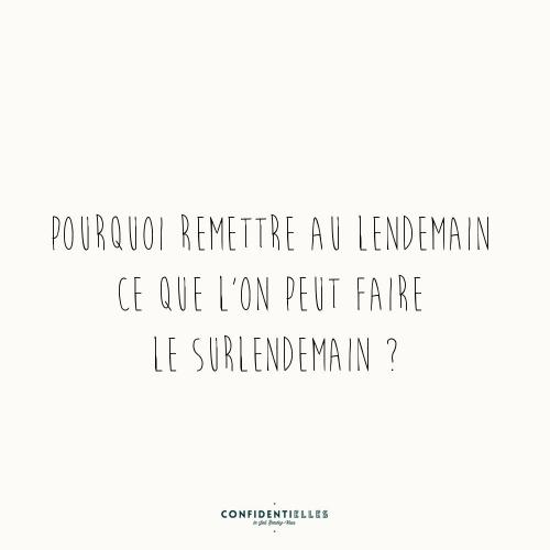 Mot procrastinateur