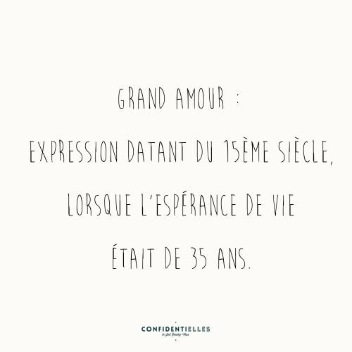 Mot de grand amour