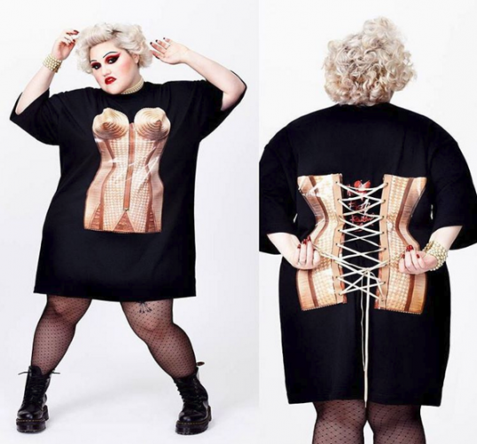 BETH DITTO va lancer sa ligne GRANDE TAILLE avec JEAN PAUL GAULTIER