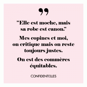 C'est important, on a des principes !