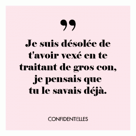 Oh la la je suis vraiment désolée ! 😱
