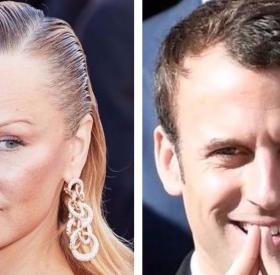 PAMELA ANDERSON et EMMANUEL MACRON : la RENCONTRE IMPROBABLE