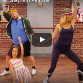 GWYNETH PALTROW en COURS de DANSE avec des ENFANTS : le défi traquenard !