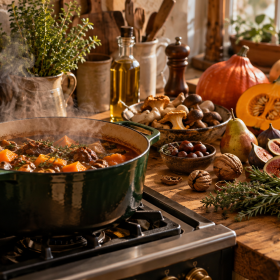Menu d'automne : on range la tomate-mozza, on sort la cocotte