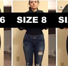 Cette FEMME PORTE aussi bien une TAILLE 34 QUE du 42 !