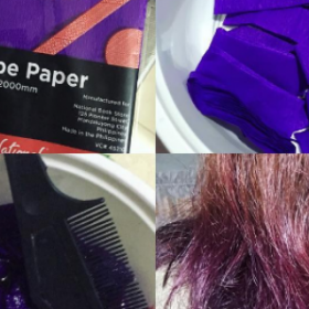 NOUVELLE TENDANCE : se TEINDRE les CHEVEUX avec du PAPIER CRÉPON !
