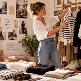 Garde-robe capsule : construire un dressing qui marche sans se ruiner ni s'ennuyer