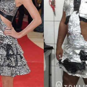 Les ROBES du MET GALA recréées avec des ORDURES !