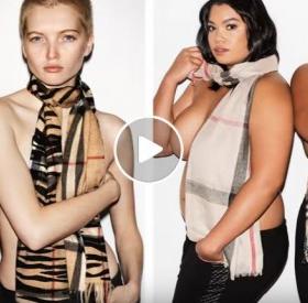 Des MANNEQUINS GRANDE TAILLE recréent des PUBS de MODE connues !