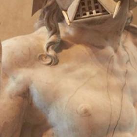 DARK VADOR en STATUE GRECQUE