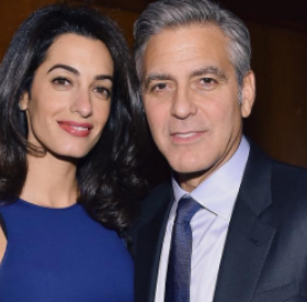 AMAL CLOONEY, sa MINI ROBE et GEORGE de sortie !