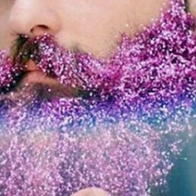 Une BARBE PAILLETÉE pour les FÊTES !