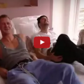 VIDÉO : quand des HOMMES expérimentent les douleurs de l'ACCOUCHEMENT