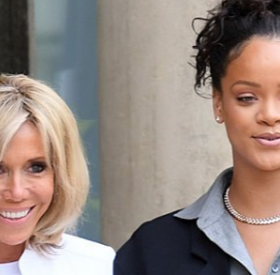 RIHANNA et BRIGITTE se POILENT comme des BALEINES à l'ÉLYSÉE !