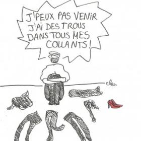 Les collants filés