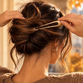 Pinces à chignon : cet accessoire qui sauve des cheveux qui partent en cacahuète