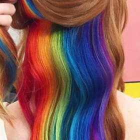 #HIDDENRAINBOW : la NOUVELLE TENDANCE CHEVEUX qui nous rend DINGUES