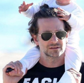 BRADLEY COOPER : sa FIFILLE est son PORTRAIT joufflu !