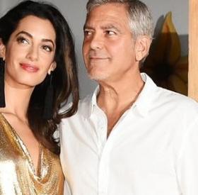 Les JUMEAUX CLOONEY ont le NEZ de leur PAPA !