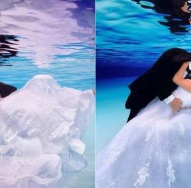 INCROYABLE : Des PHOTOS de MARIAGE SOUS L'EAU !