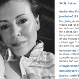 En RÉPONSE aux CRITIQUES, Alyssa Mylano dévoile son SEIN allaitant