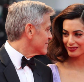 JUMEAUX CLOONEY : sortie avec PÔPA George et MÔMAN Amal !