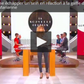 DAPHNÉ BÜRKI SORT son SEIN en DIRECT en RÉPONSE à MANUEL VALLS