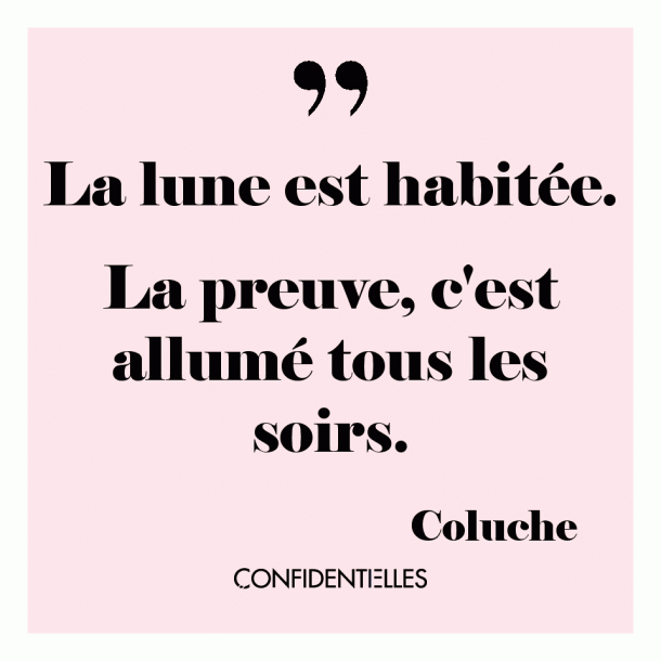 Mot de Coluche