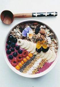 #smoothiebowl : la NOUVELLE TENDANCE en matière de PETIT DEJ’ !