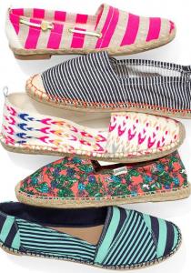 Les espadrilles, ces chaussures indémodables. 