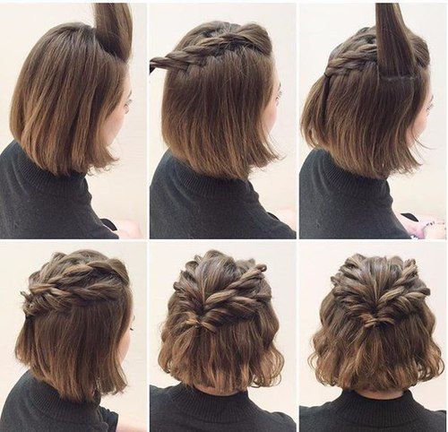 CHEVEUX : des TRESSES pour les CHEVEUX COURTS