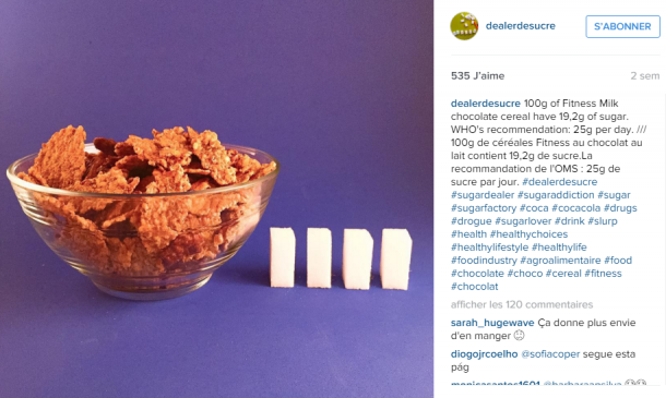 DEALER DE SUCRE, cet incroyable compte Instagram qui déniche le sucre caché dans nos aliments