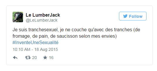 Le HASHTAG du jour ou comment les twittos revisitent les codes de la SEXUALITE