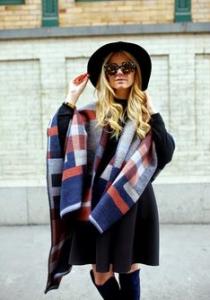 TENDANCE : j'ai testé la cape plaid