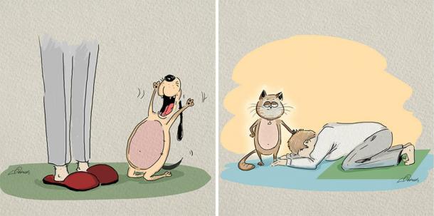 CHAT ou CHIEN : les illustrations qui ont TOUT COMPRIS