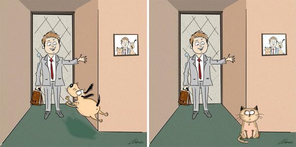 CHAT ou CHIEN : les illustrations qui ont TOUT COMPRIS