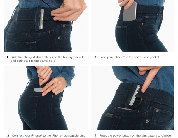 HALLUCINANT : votre jean va recharger votre PORTABLE