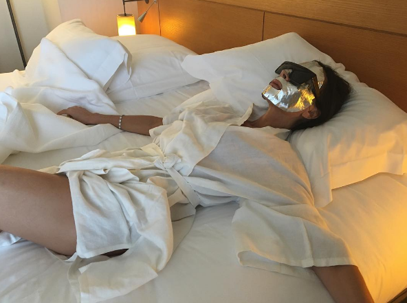 Le DRÔLE de MASQUE BEAUTÉ de VICTORIA BECKHAM
