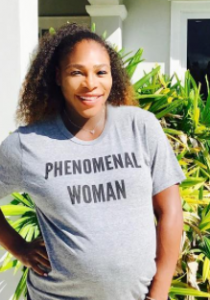 SERENA WILLIAMS : selfie avec son (mini) BEBE