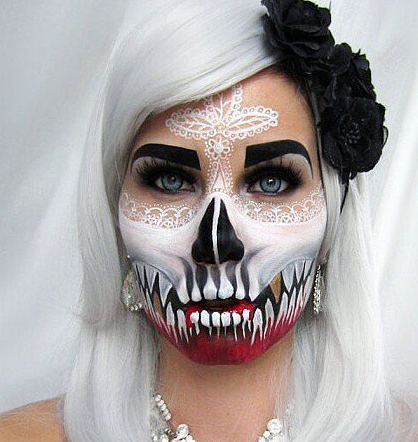 TENDANCE : le SKELETON MAKE-UP